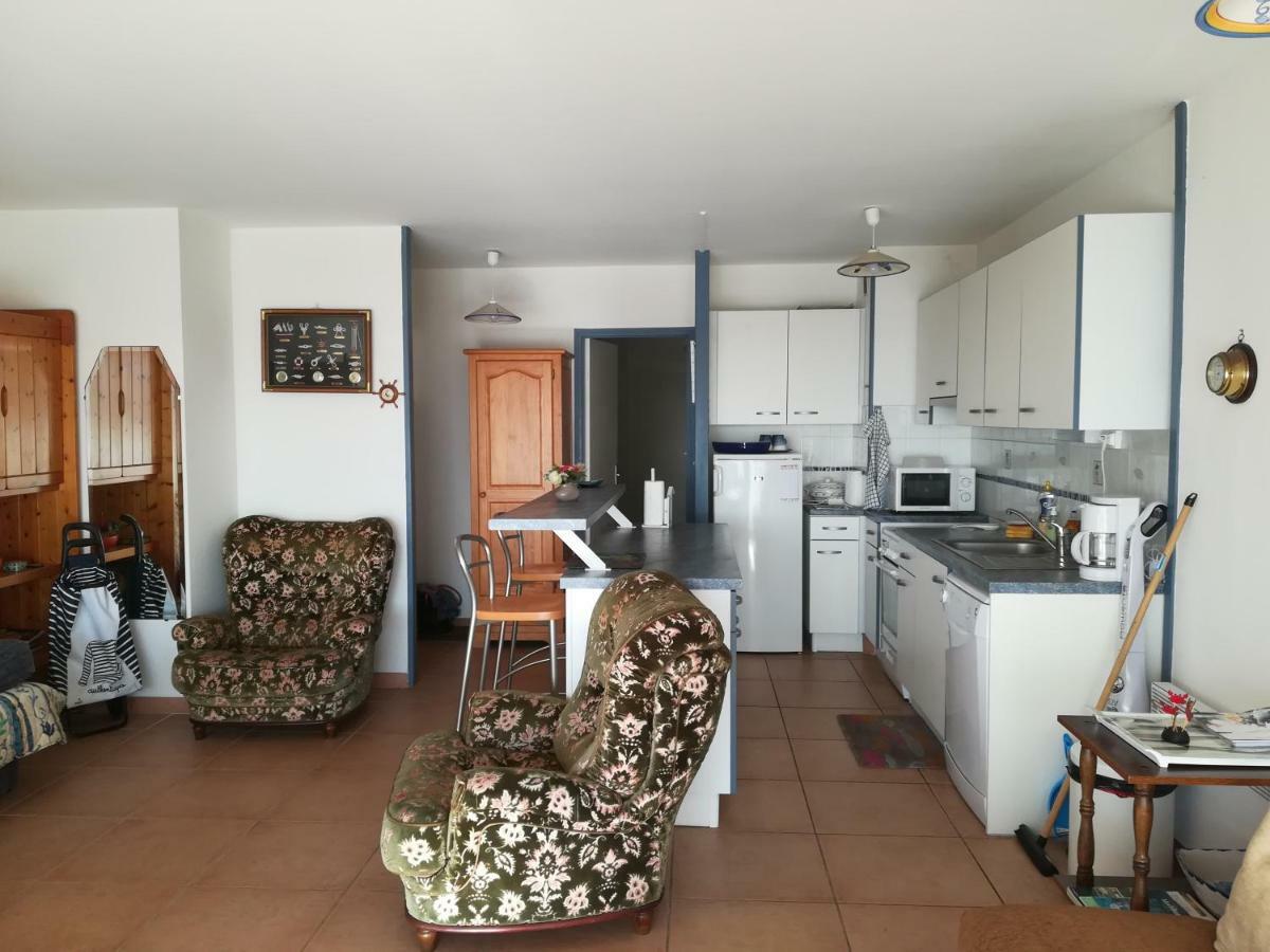 T2 Balcon Vue Mer Parking Et Entree Securises Tout A Pied Quiberon Exterior foto