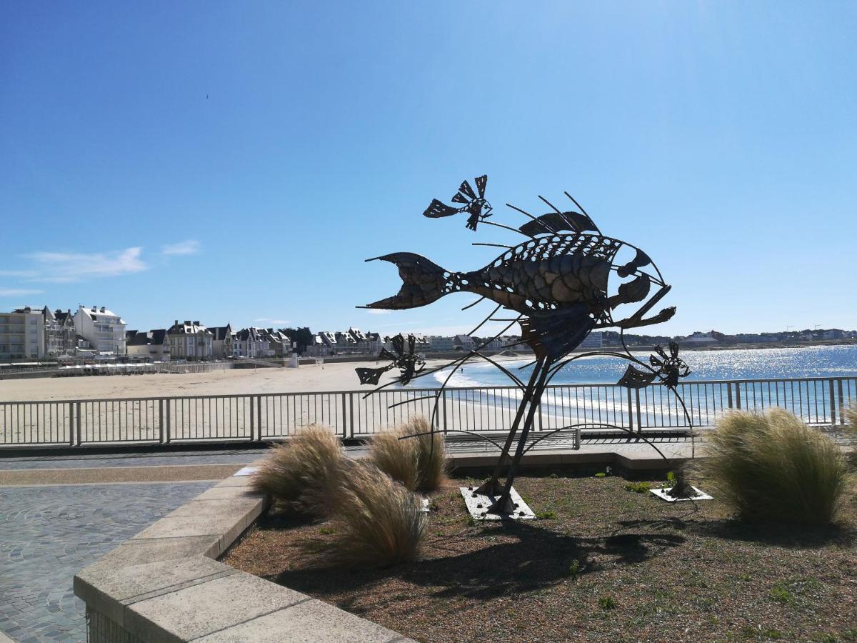 T2 Balcon Vue Mer Parking Et Entree Securises Tout A Pied Quiberon Exterior foto
