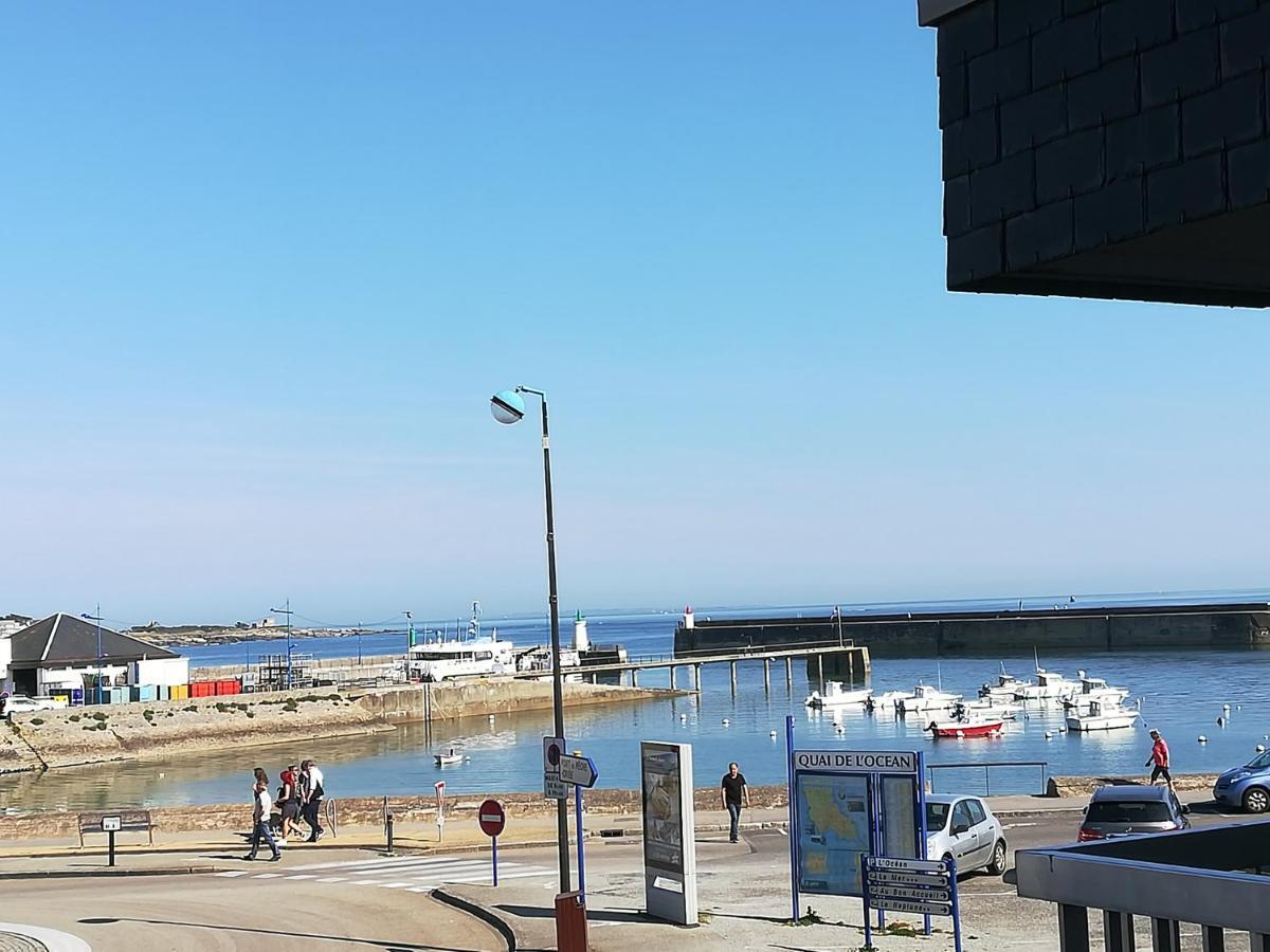 T2 Balcon Vue Mer Parking Et Entree Securises Tout A Pied Quiberon Exterior foto